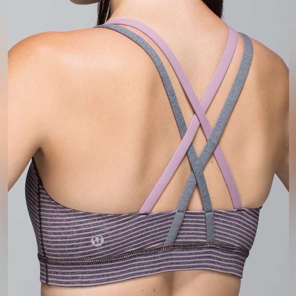 Lululemon Energy Bra Hype Stripe